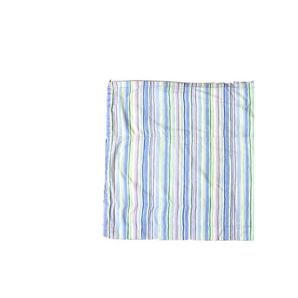 Custom Made Luxury Valances Short Curtains Wavy Stripe Multicolor Pastels Set 3 - Picture 4 of 7